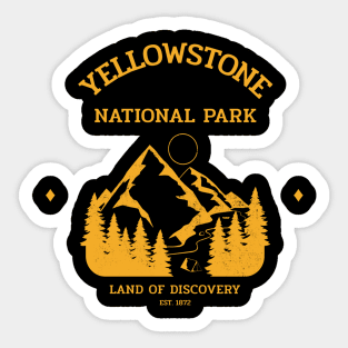 Yellowstone National Park Sticker